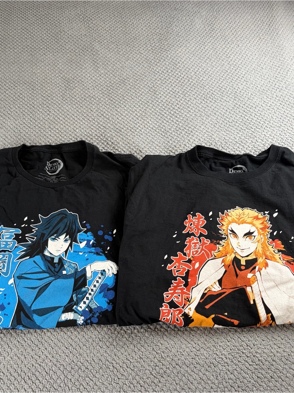 Demon slayer shirt bundle (lot of 2) see measurements in photos